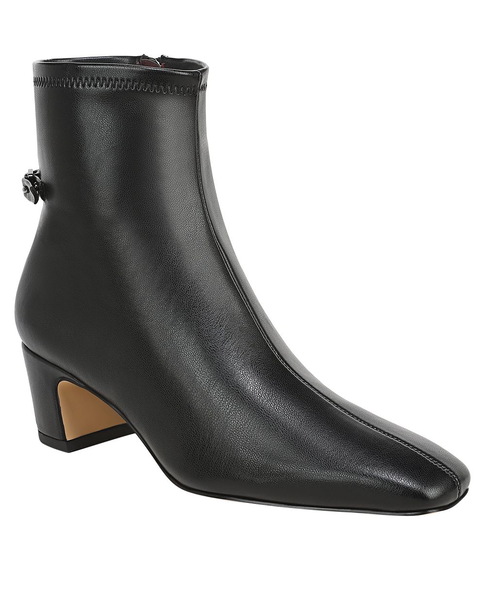 Franco Sarto Women's Flexa Stina Square Toe Zip Short Booties