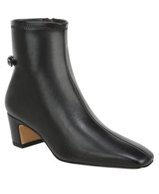Franco Sarto Women's Flexa Stina Square Toe Zip Short Booties
