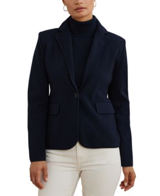 Lauren Ralph Lauren Petite Свитшот-блейзер из смесового хлопка