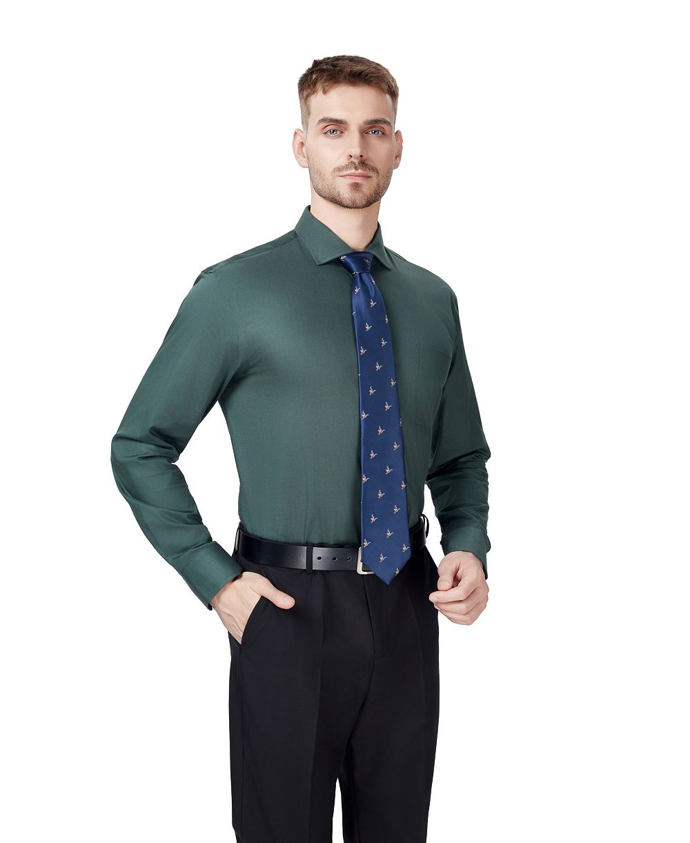 Мужская классическая рубашка Club Room Regular-Fit Solid Dress Shirt