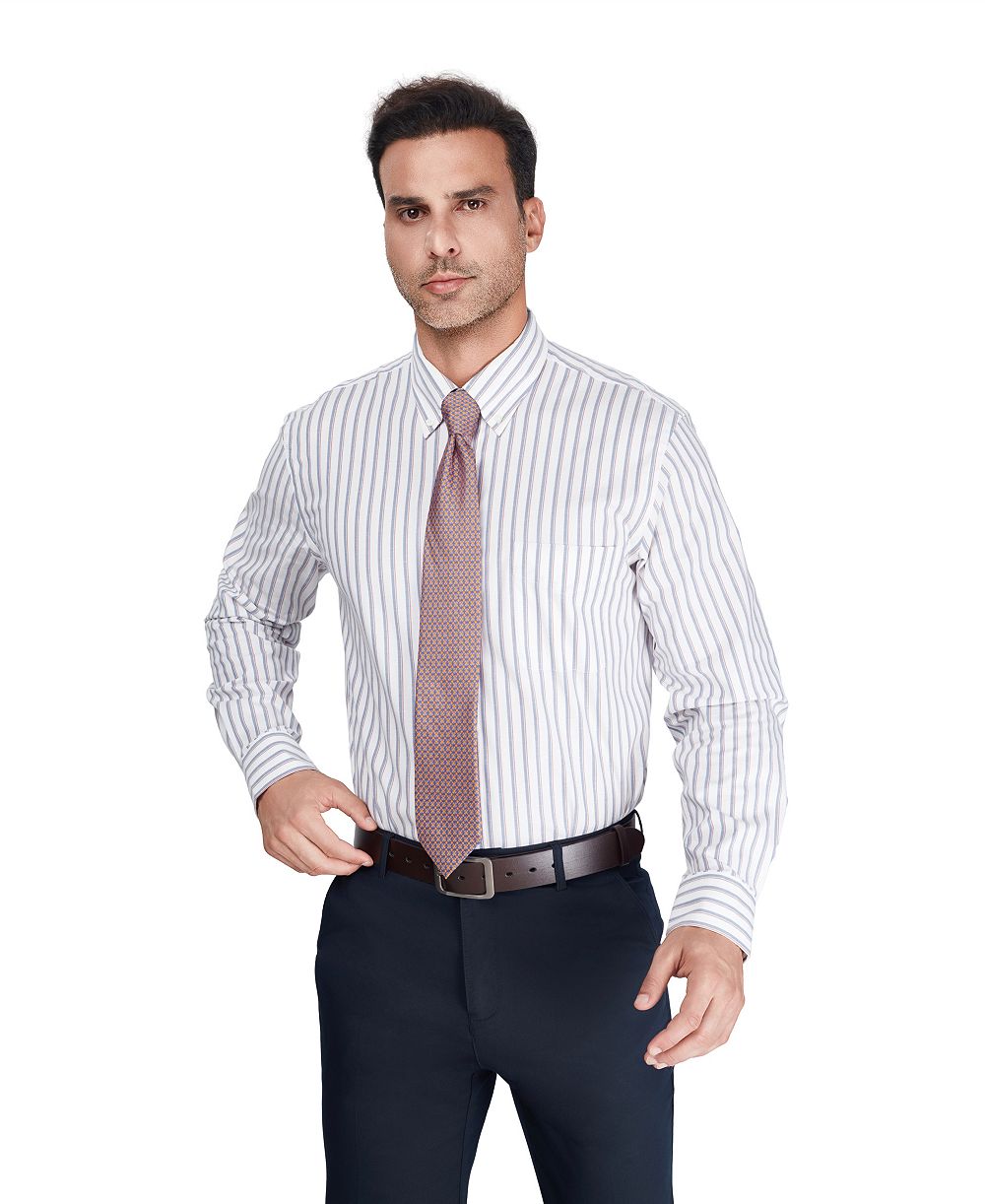 Мужская рубашка Club Room Regular-Fit Harry Stripe