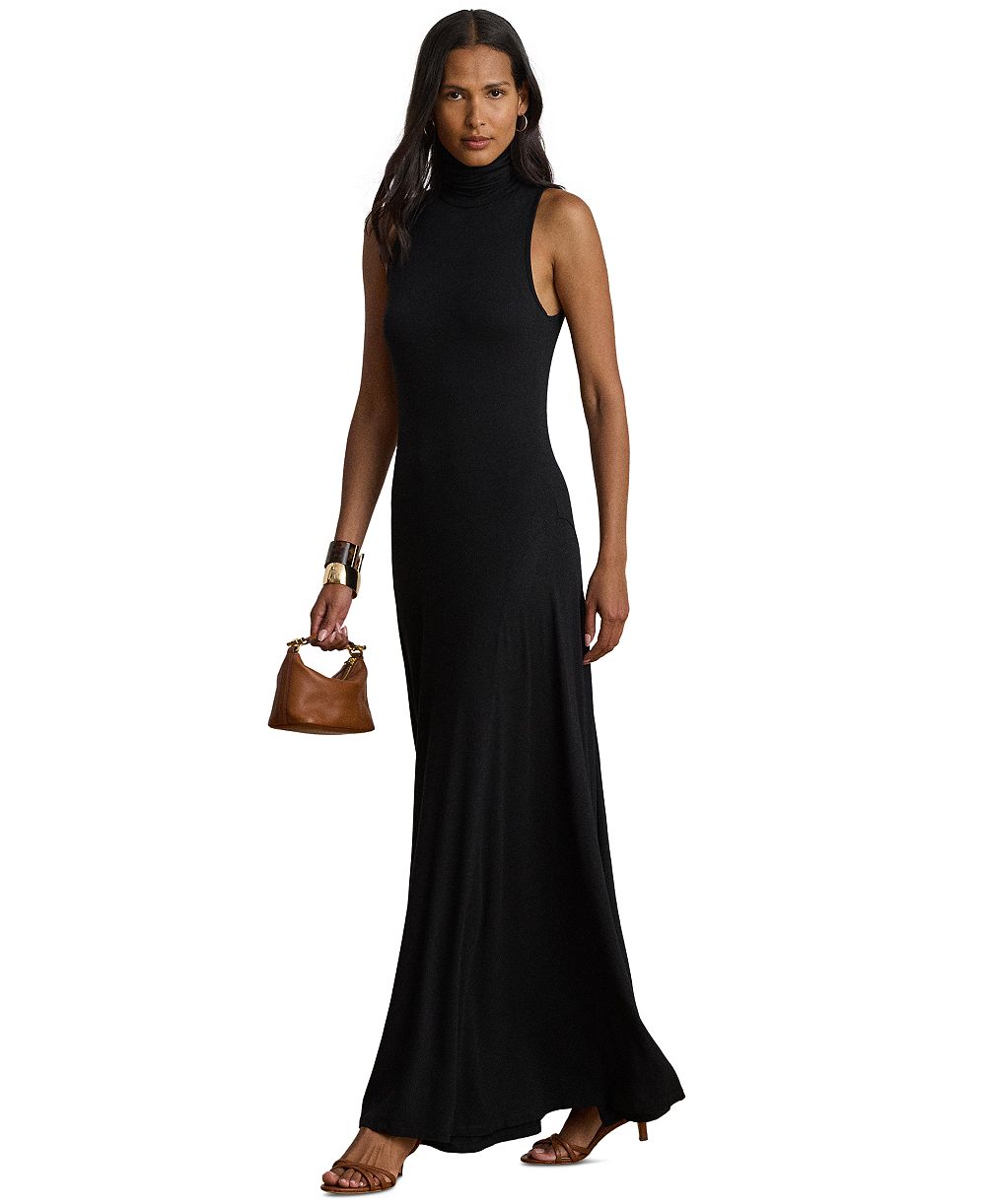 Женское макси-платье Lauren Ralph Lauren Sleeveless Turtleneck