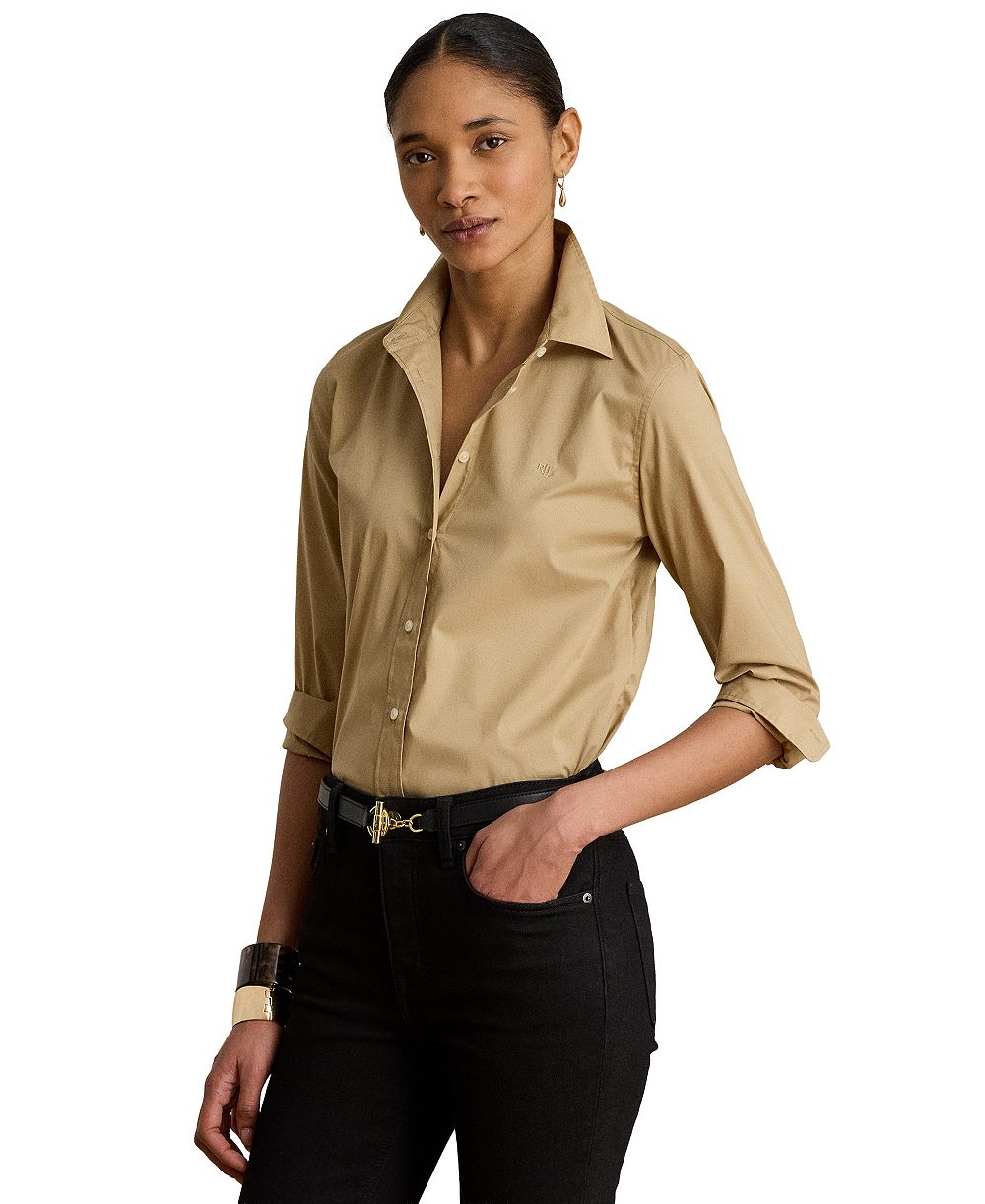 Женская рубашка Lauren Ralph Lauren Classic Fit Long-Sleeve
