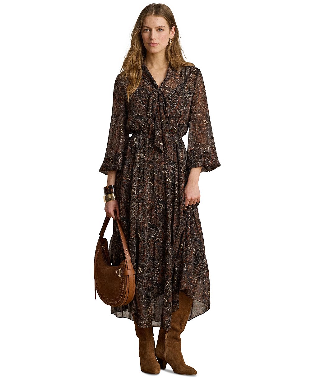 Женское платье Lauren Ralph Lauren с длинным рукавом