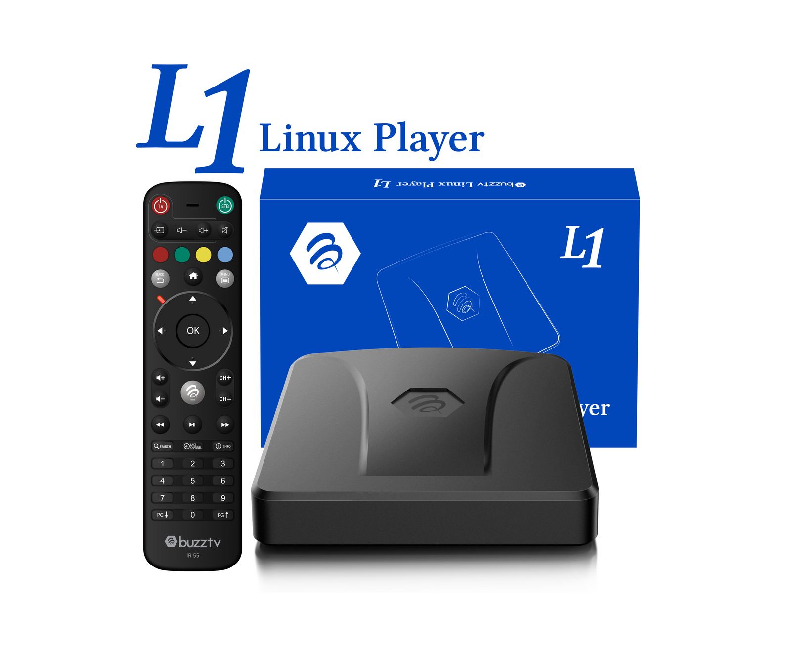 BuzzTV L1 Linux 4K стриминговый плеер