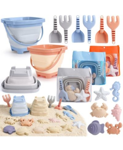 Игрушки для пляжа GNUADZ Sand Buckets Molds Mesh Bag Детский песочница