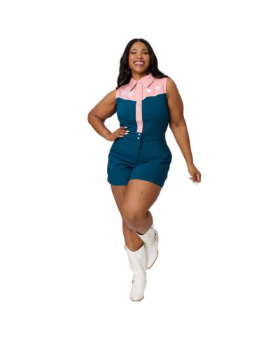 Unique Vintage ромпер в стиле 1940-х годов, Plus Size