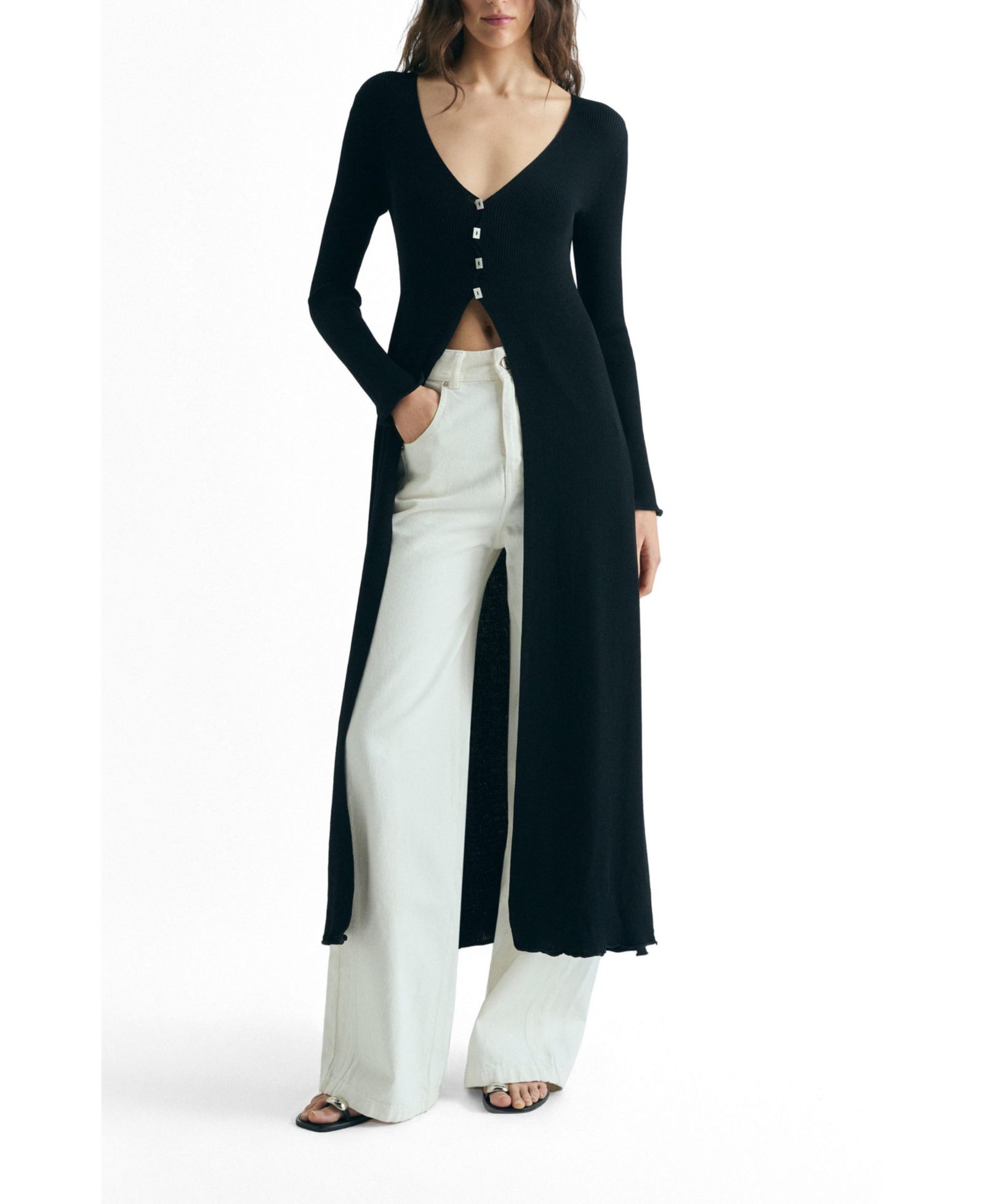 Кардиган Scalpers Women's Buttons Long Knit
