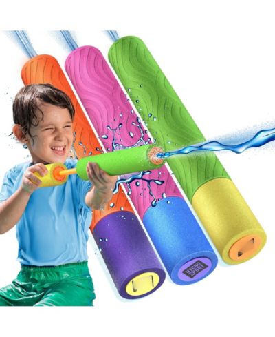 GNUADZ Water Gun 30-Foot Range Water Blasters, 3-Piece Set, Ages 5-7