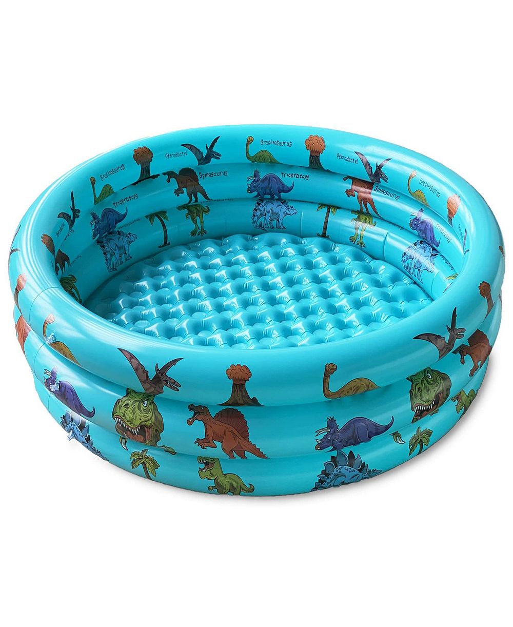 Надувной бассейн GNUADZ Dinosaur 3 Rings Round Ball Pit