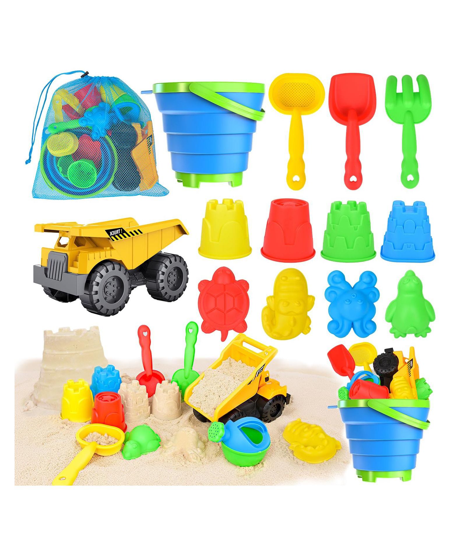 Набор игрушек для пляжа GNUADZ 14PCS Beach Sand Toys