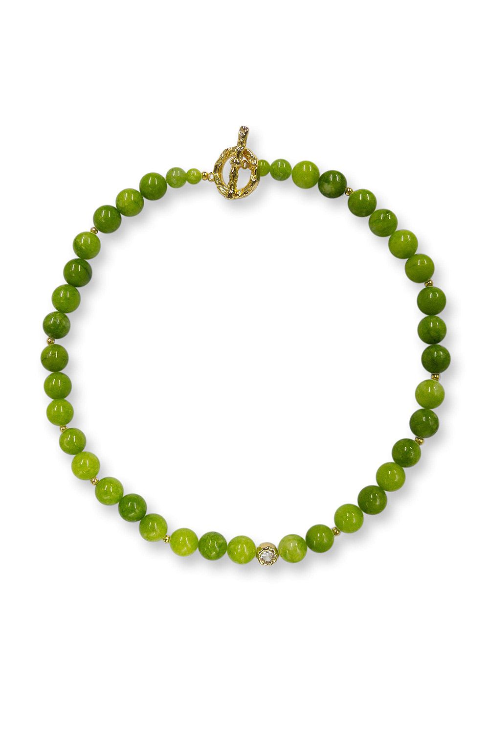Ожерелье-чокер Classicharms Olivia Peridot Bead