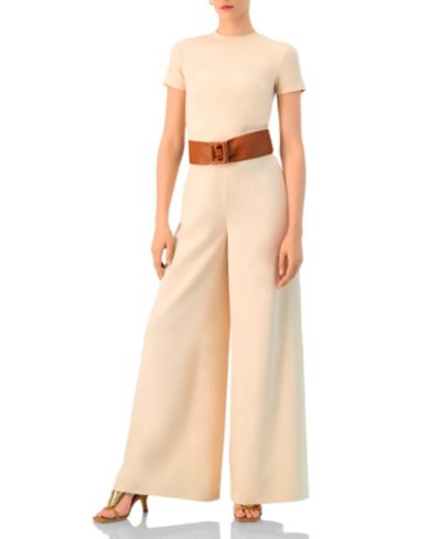 Ivonne Women's Wide-Leg Super Soft Pants with Broad Waistband