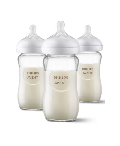 Детские стеклянные бутылочки Avent Baby Philips Natural 3