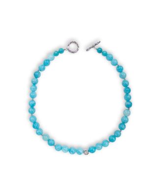 Classicharms Gia Amazonite Bead Choker Necklace