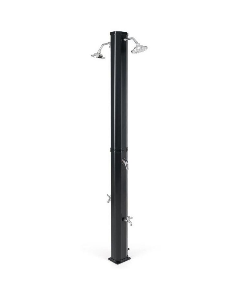 Уличный душ LUCKY ONE 9.3 Gallon Solar Heated с двумя душевыми головками