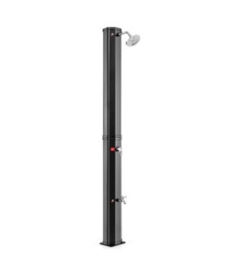 LUCKY ONE 7.5 Feet Solar Heated Outdoor Shower with Shower Head, 15.9 Gallon Tank