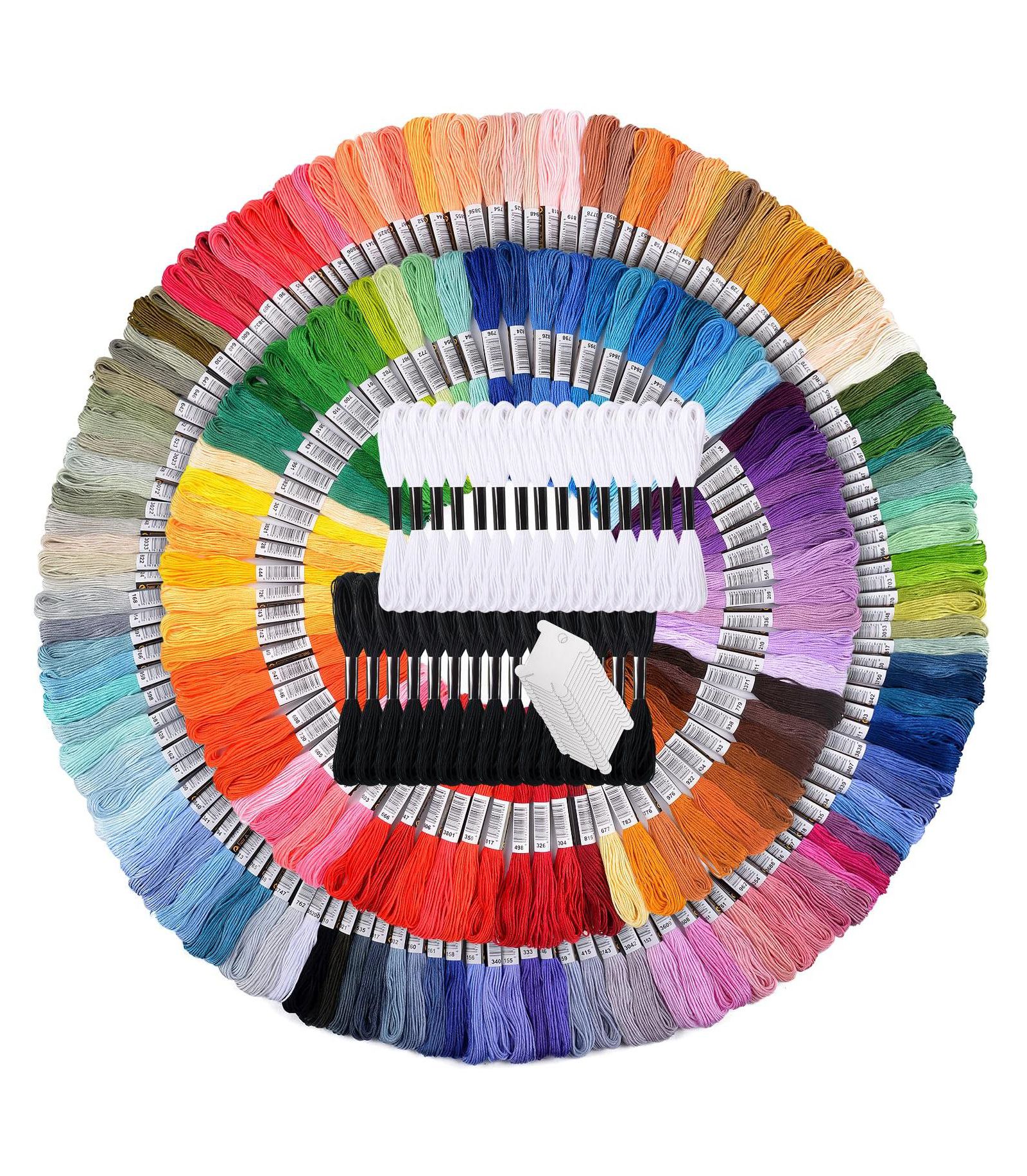 GNUADZ Skeins Embroidery Floss Friendship Bracelet String Cross Stitch DIY