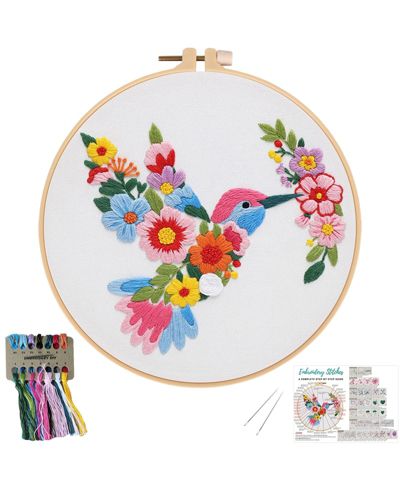 Набор для вышивания GNUADZ Flower Embroidery Kit
