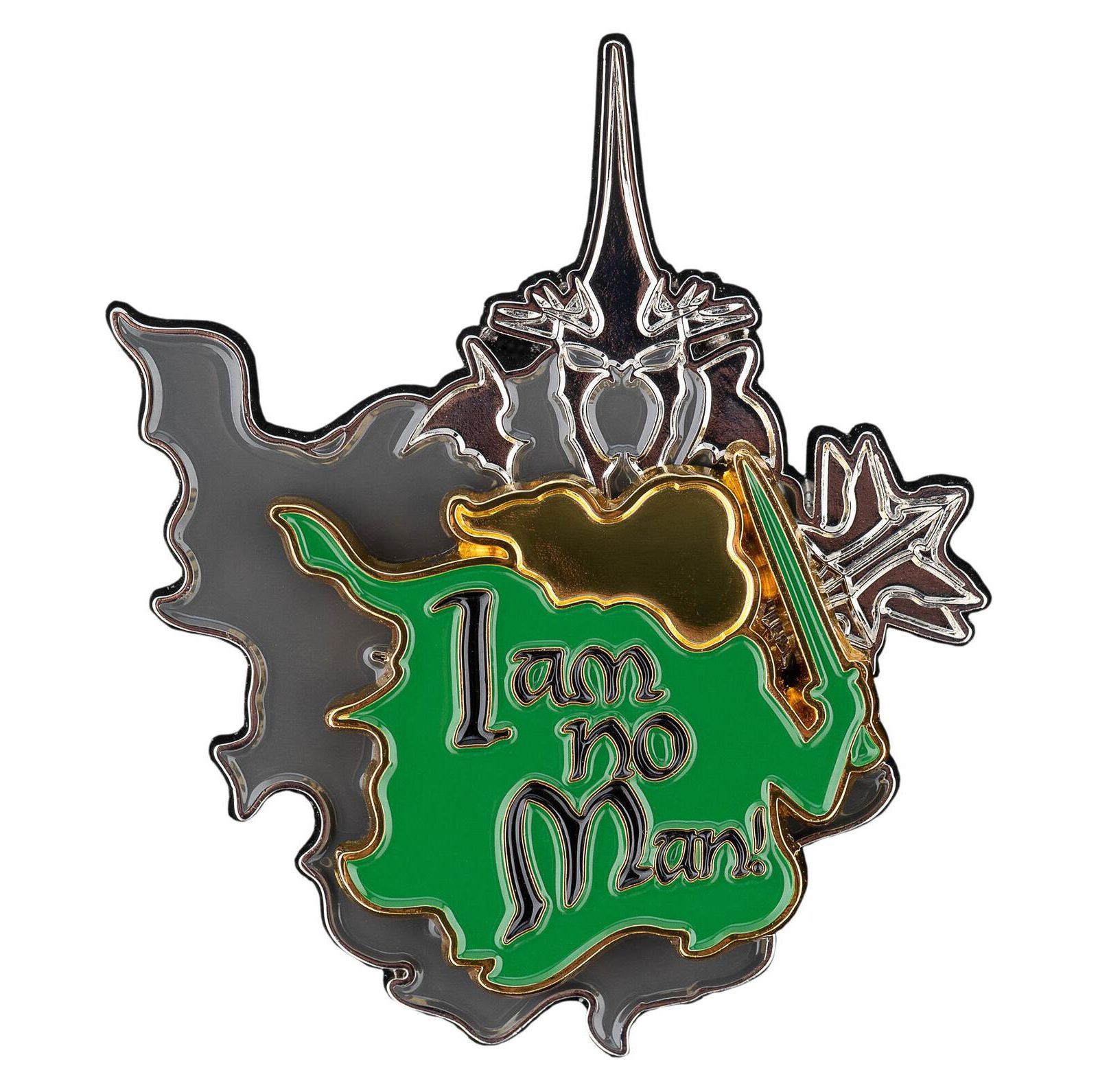 Набор эмалевых значков WETA Workshop The Lord of the Rings Trilogy I Am No Man Stackable