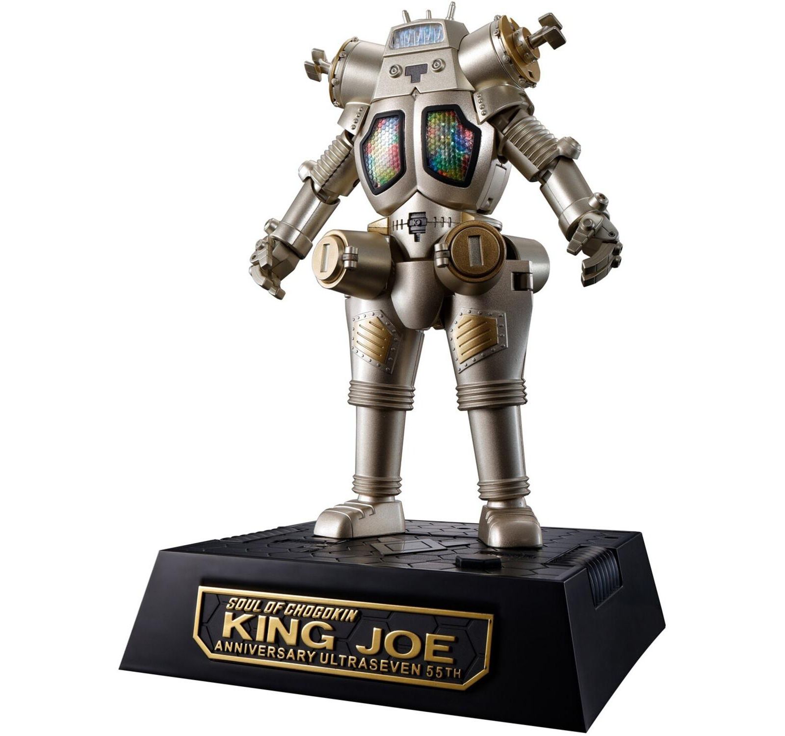 Bandai Tamashii Nations Ultraseven Soul of Chogokin GX-37R King Joe 55th Anniversary Ver 4.15" Figurine, 15+