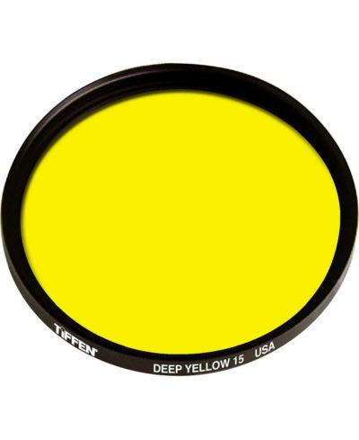 Tiffen 72mm #15 Glass Filter for 72mm Lenses