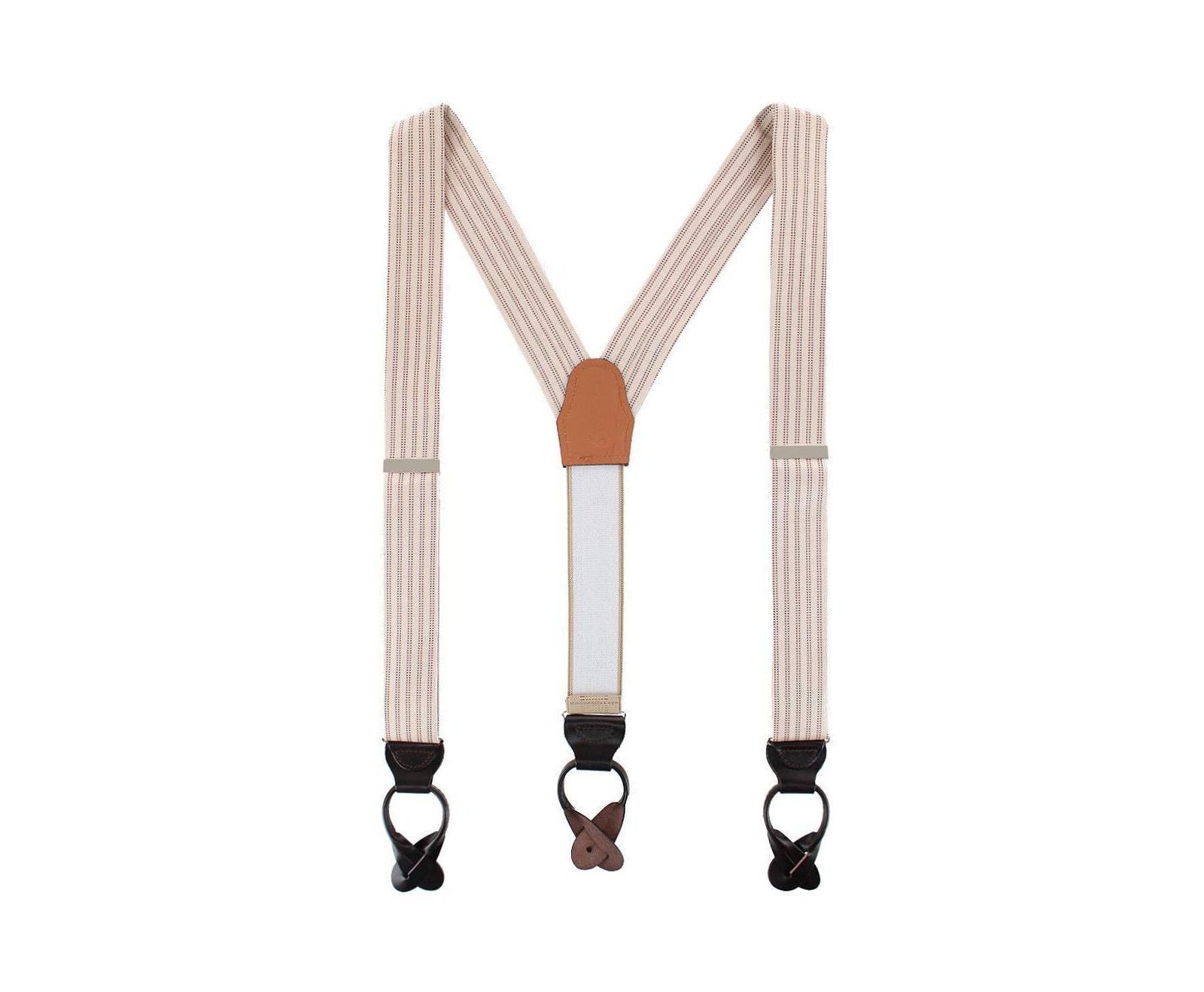 TRAFALGAR Men's Booker Southern Gentleman Silk Button End Suspenders