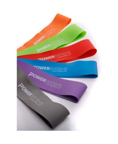 Набор эластичных лент для упражнений Power Systems Mini Versa Loop, 6 шт