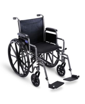 Инвазионный костыль Invacare Essentials EX1 Swing away Footrests 16 Inch Folding Manual Wheelchair