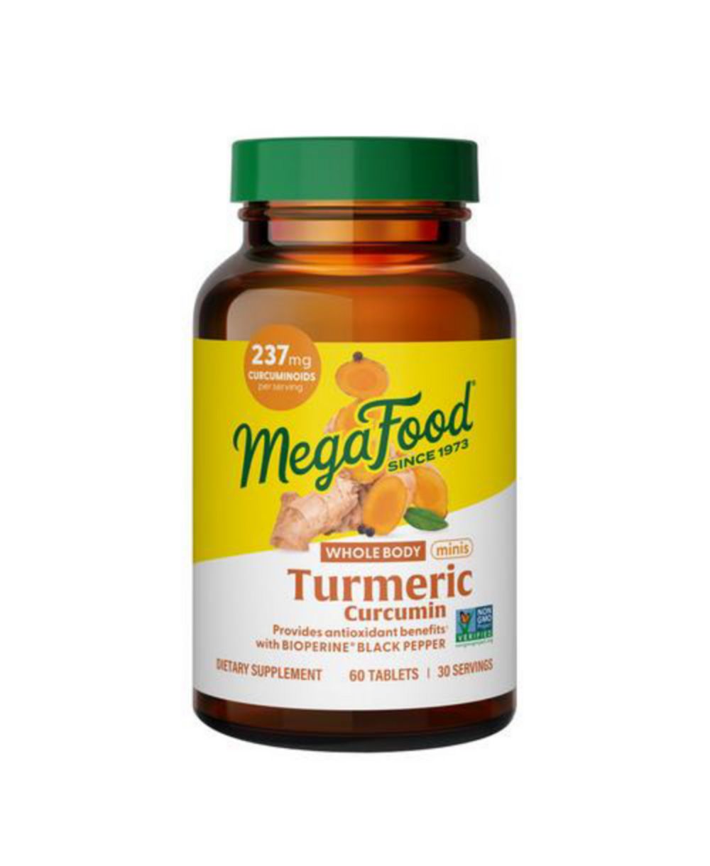 Добавка MegaFood Turmeric Curcumin Minis Whole Body, 60 таблеток
