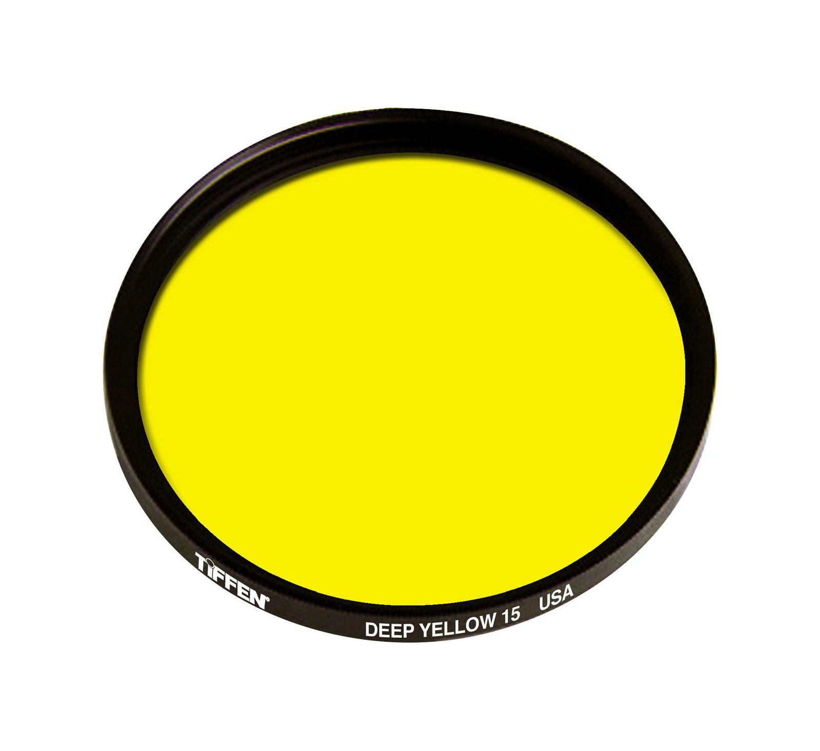 Tiffen 77mm #15 Single-Coated Glass Filter