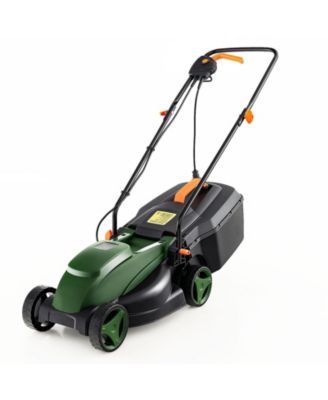 Mecale 10 AMP 13 Inch Electric Corded Lawn Mower with Collection Box