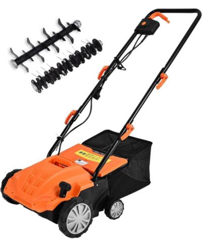 Mecale 13 Inch 12 Amp Electric Scarifier с мешком для сбора и съемными лезвиями