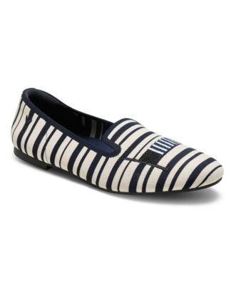 Navy/ivory multi stripe-dog