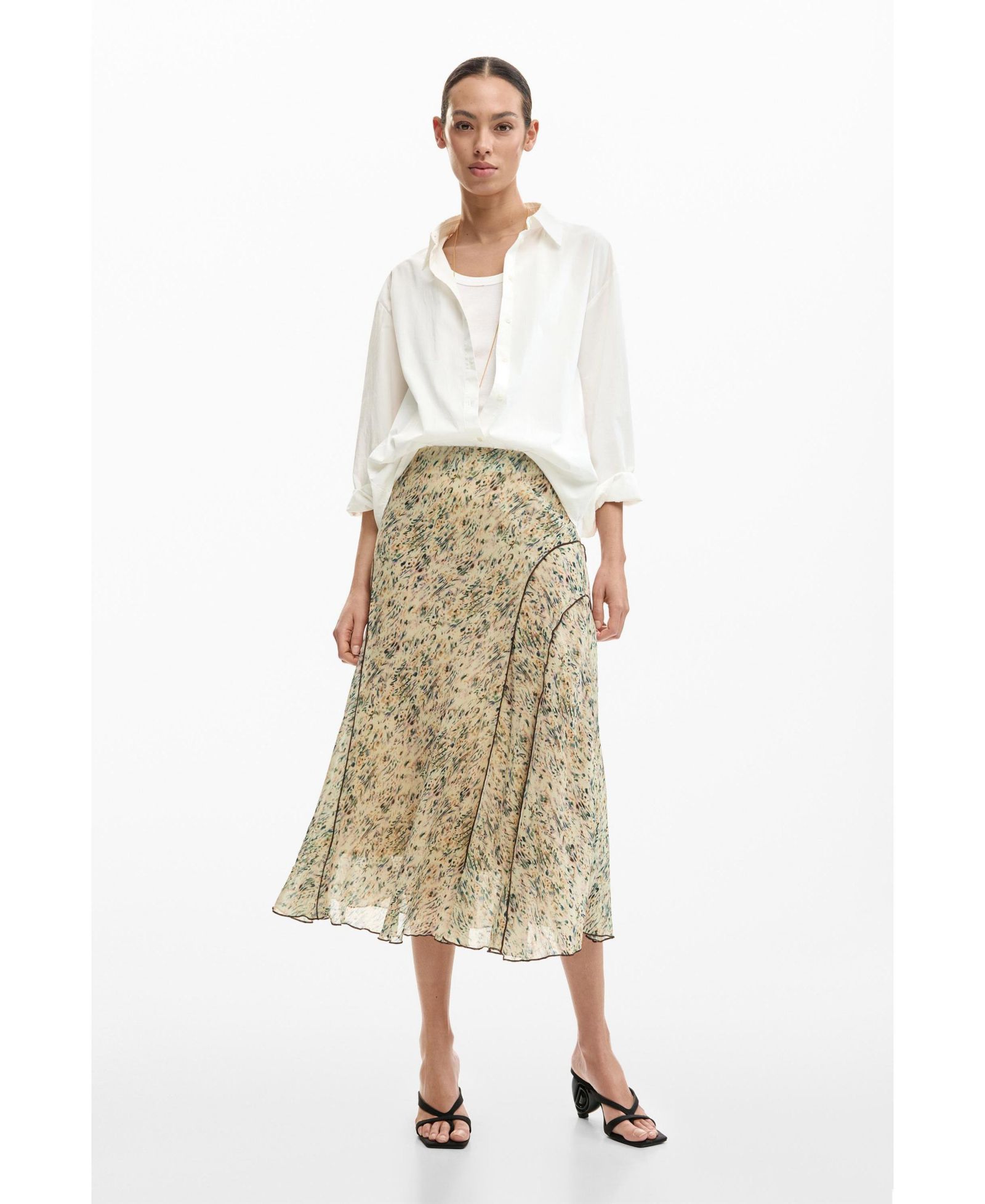 Desigual Women's Wild midi skirt
