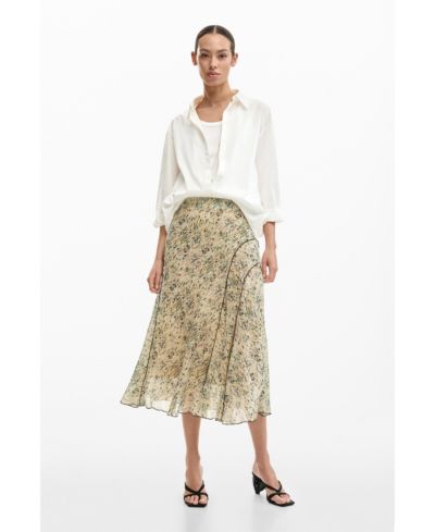 Desigual Women's Wild midi skirt
