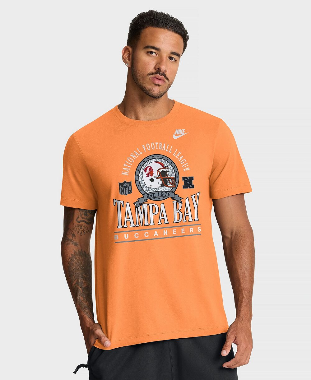 Мужская футболка Nike Tampa Bay Buccaneers Rewind Team Spirit Essential Cotton