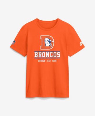 Мужская футболка Nike Orange Denver Broncos Sideline Alternate Final Sprint Dri-FIT