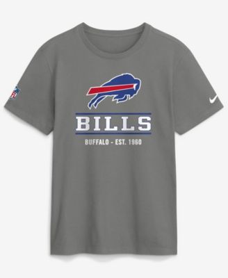 Nike Мужская футболка Dri-FIT Buffalo Bills Sideline Alternate, серая