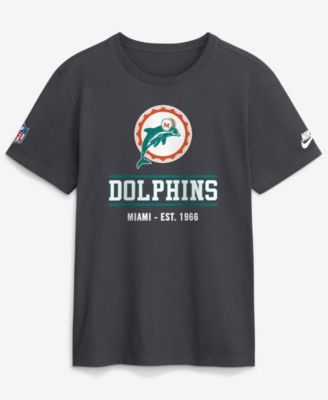 Nike Men's Charcoal Miami Dolphins Sideline Alternate Final Sprint Dri-FIT T-Shirt