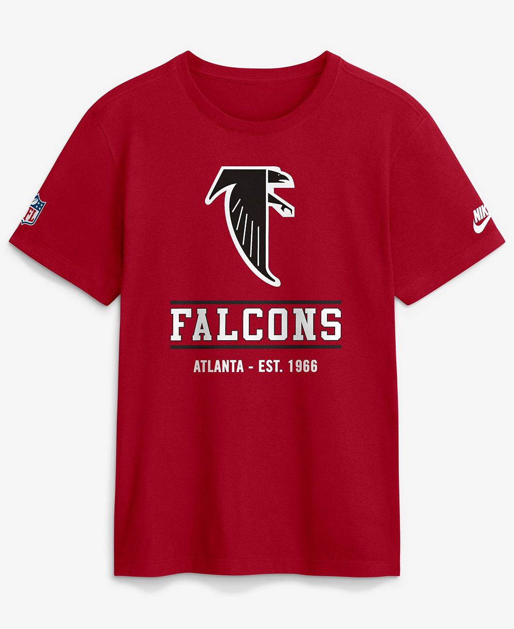 Nike мужская красная футболка Atlanta Falcons Sideline Alternate Final Sprint Dri-FIT