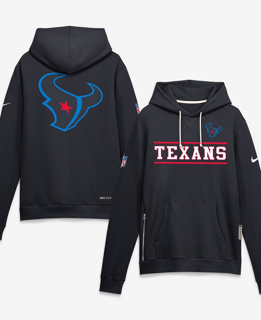 Nike Мужская темно-синяя худи Houston Texans Standard Issue ReplayAlternate Dri-FIT
