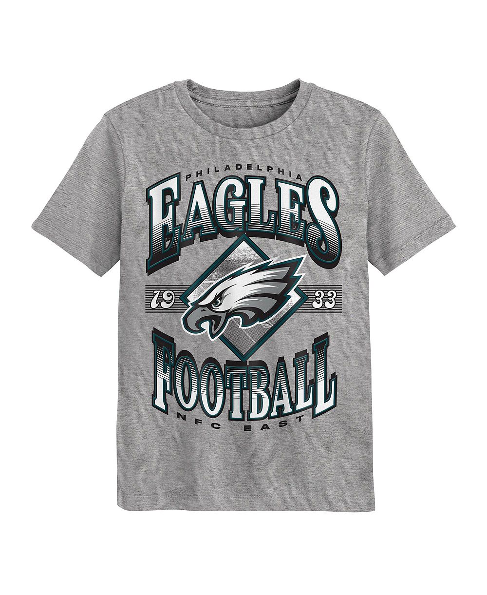 Детская футболка Outerstuff Preschool Dark Heather Gray Philadelphia Eagles Of Days Past