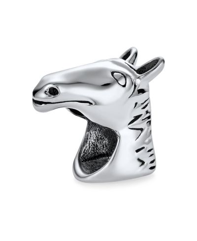 Bling Jewelry Подвеска в виде лошади, серебро .925