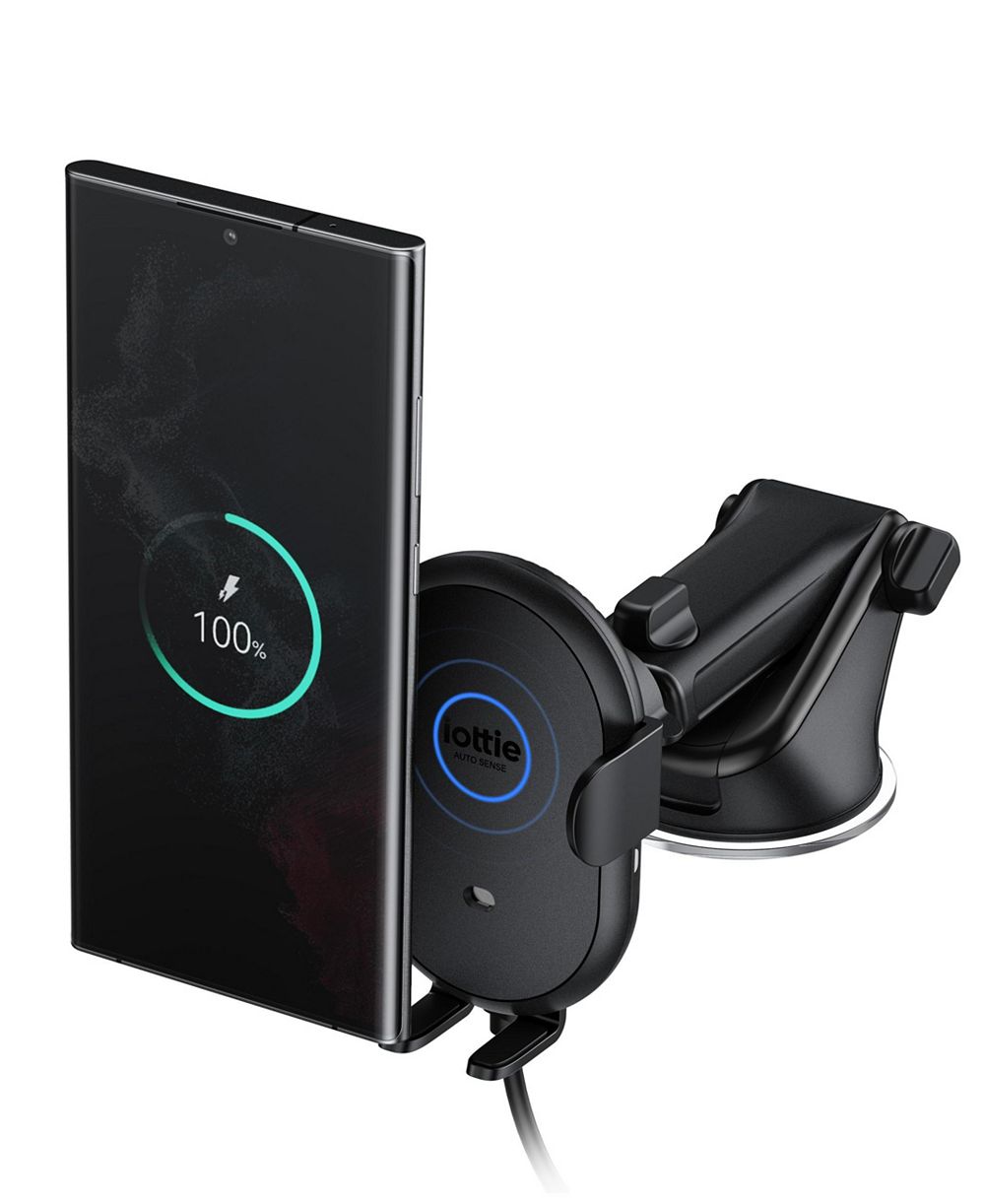 iOttie Auto Sense 2 Wireless Charging Auto-Sensing Dash and Windshield Mount for Qi-Compatible Smartphones
