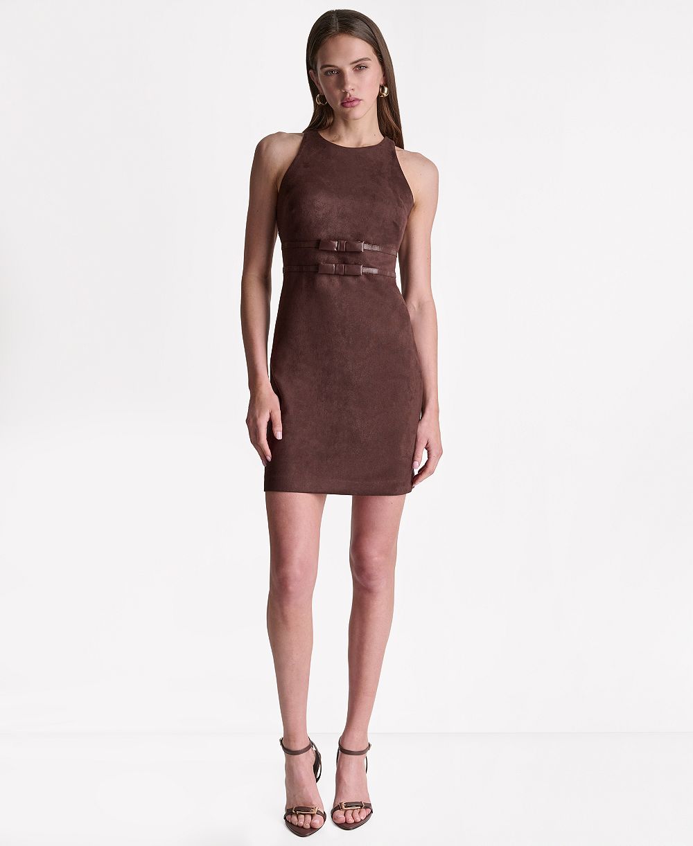 Платье BCBG Women's Halter из замши