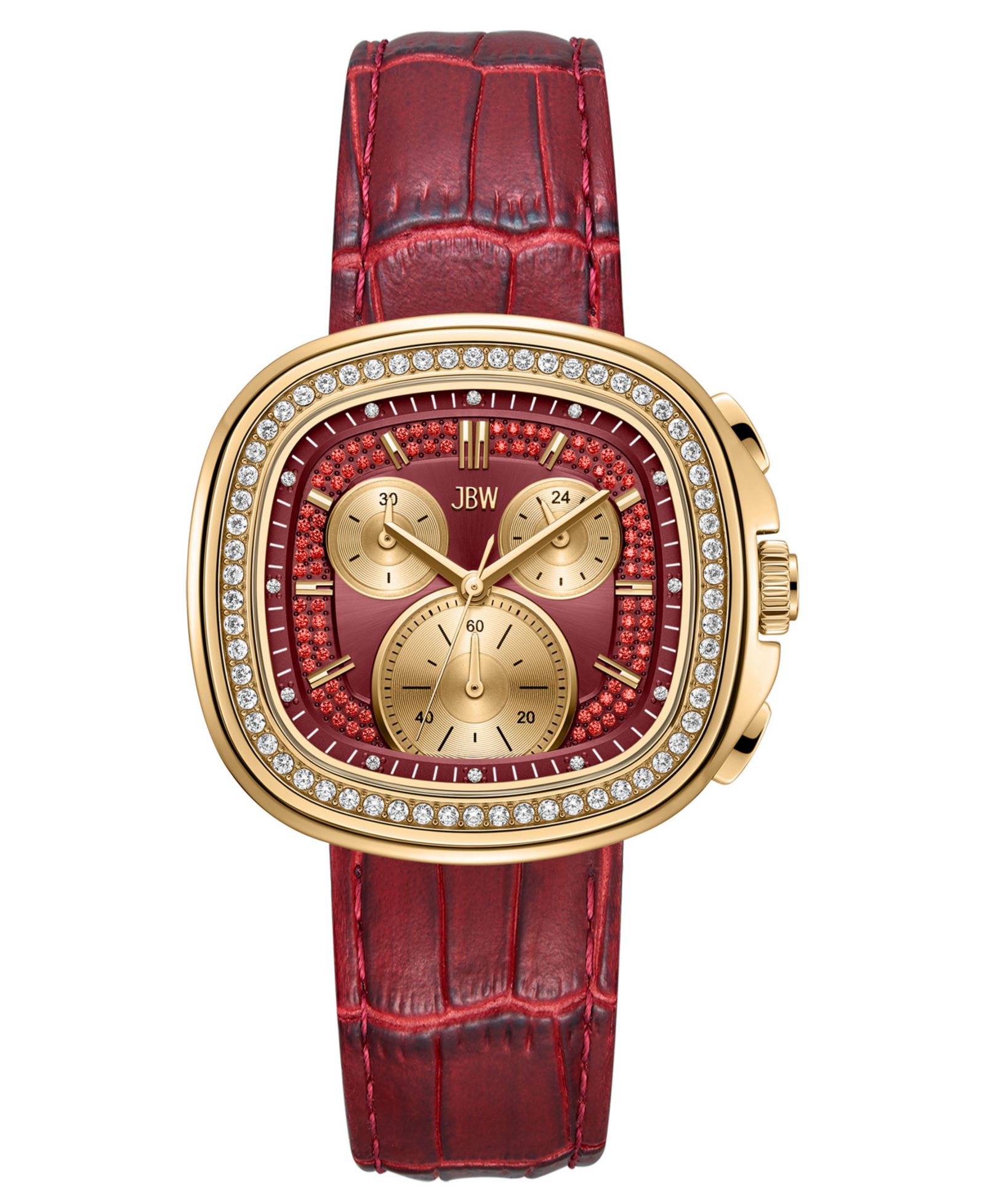 JBW Men's Coast 18k Gold-Plated Watch 42mm