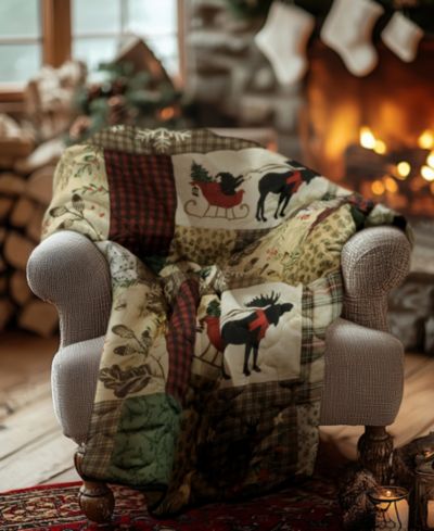 Your Lifestyle Dashing Reversible Throw, 50" x 60"