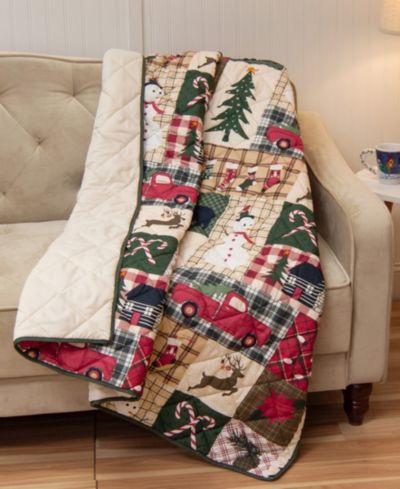 Your Lifestyle Holiday Dream Reversible Throw, 50" x 60"