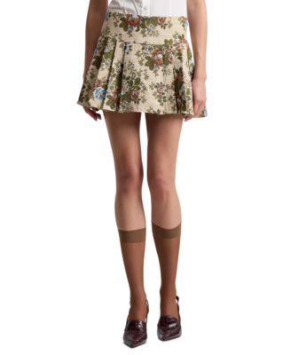 Avec Les Filles Women's Pleated Skirt